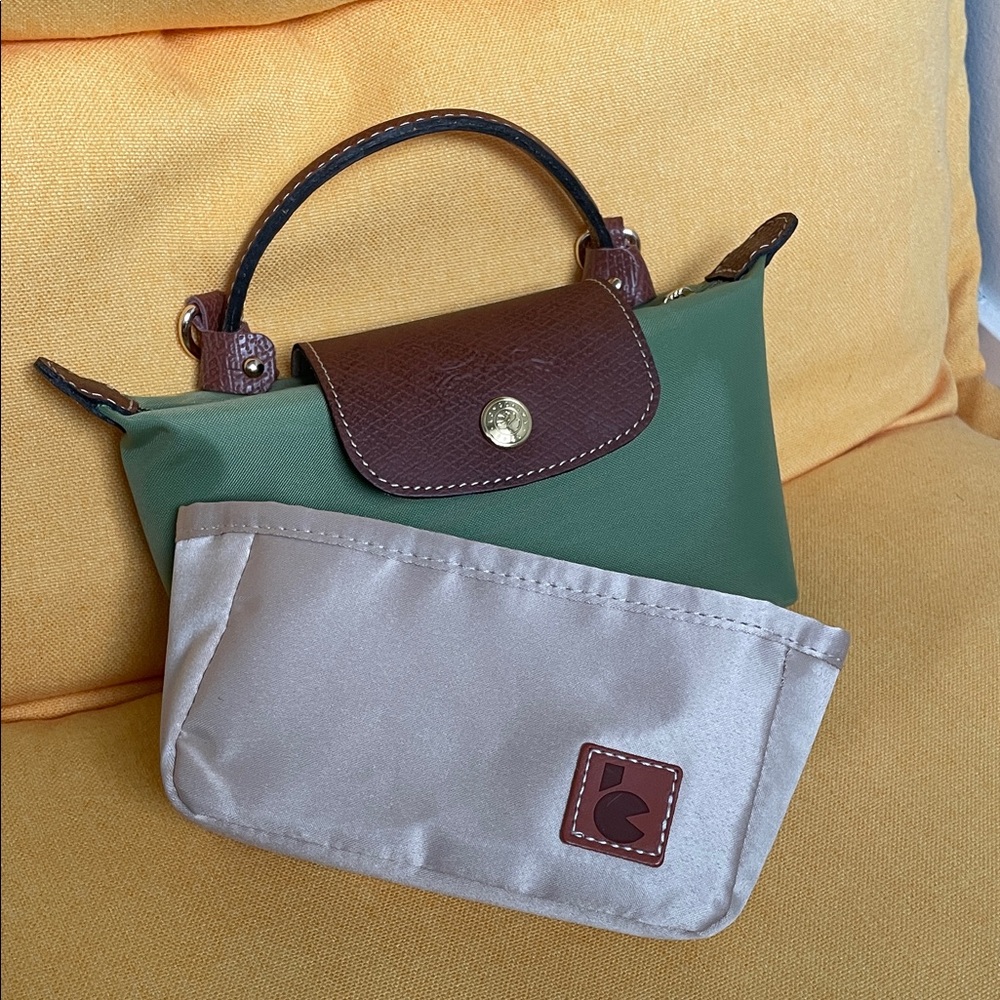 Bag Organizer Insert for - LONGCHAMP LE PLIAGE ORIGINAL POUCH WITH HANDLE